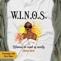 Personalized BWA Wine In Need Of Sanity T Shirt AG312 73O58 thumb 1