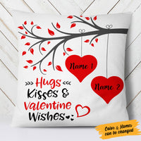 Personalized Couple Valentine Wishes Pillow DB91 67O53 (Insert Included) thumb 1