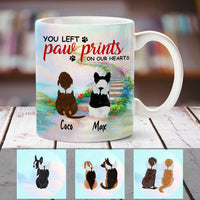 Personalized  You Left Paw Prints on My Heart Dog Memorial Mug OB191 67O53 thumb 1