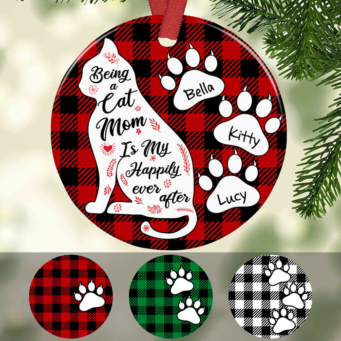 Personalized Cat Mom  Ornament OB261 73O57 1