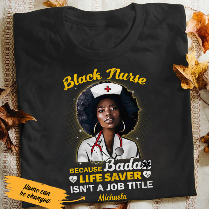 Personalized BWA Nurse Life Saver T Shirt AG112 95O47 1