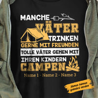 Personalized Dad Camping  Papa Opa German T Shirt AP1412 30O58 thumb 1