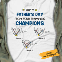 Personalized Dad Grandpa From Swimming Champion T Shirt MY31 95O58 thumb 1