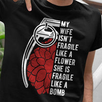 Couple Husband Wife Flower T Shirt  DB259 81O60 thumb 1