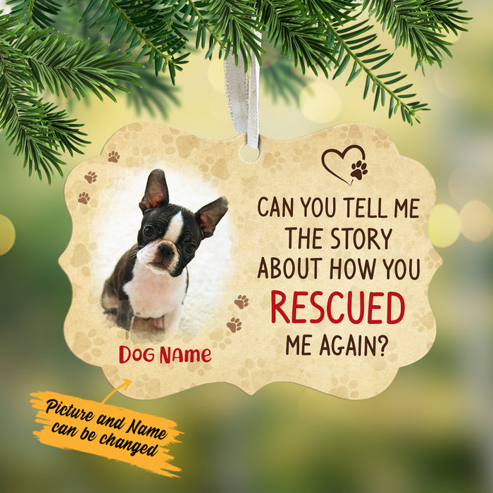Personalized Dog Cat Rescue MDF Benelux Ornament NB112 81O34 1