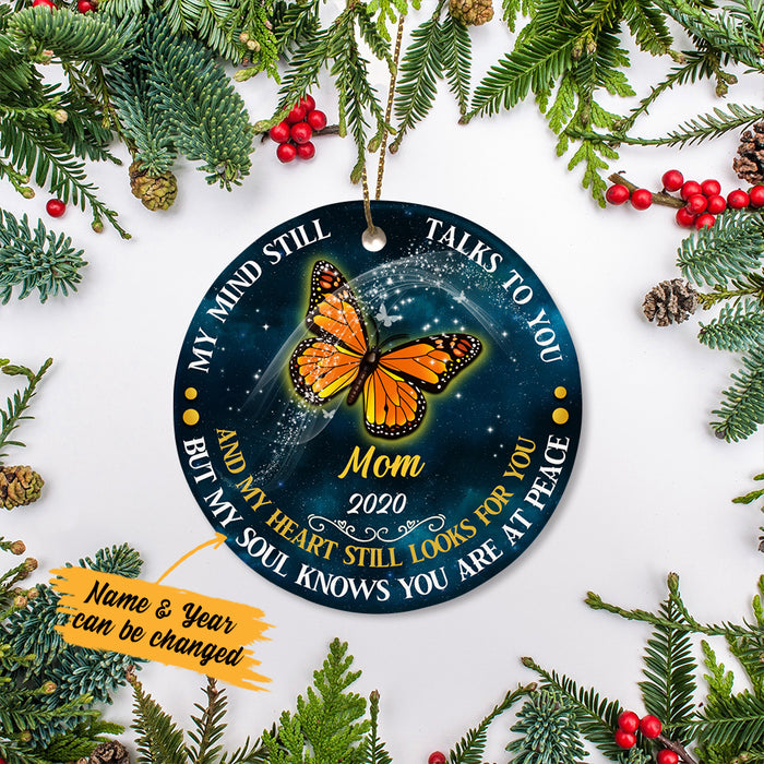 Personalized Memorial Mom Dad Butterfly Ornament SB101 81O34 1