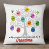Personalized Easter Tree Grandma Pillow FB255 81O53 (Insert Included) 1