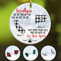 Personalized See You Again Long Distance  Ornament OB54 85O57 thumb 1