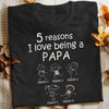 Personalized Grandpa Reasons T Shirt AP11 81O34 1