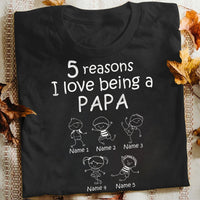 Personalized Grandpa Reasons T Shirt AP11 81O34 thumb 1