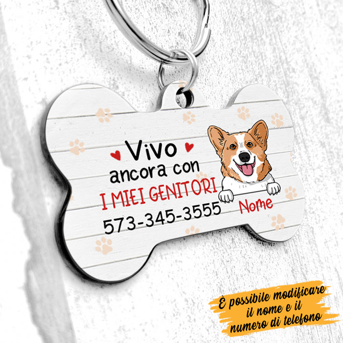 Personalized Dog Italian Cane Bone Pet Tag AP151 26O57 1