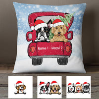 Personalized Dog Christmas Pillow SB301 81O34 thumb 1