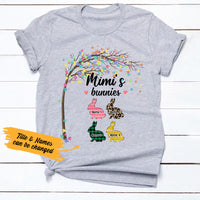 Personalized Grandma Easter Bunny T Shirt FB261 95O36 thumb 1
