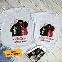 Personalized Better Together BWA Couple T Shirt SB142 26O47 thumb 1