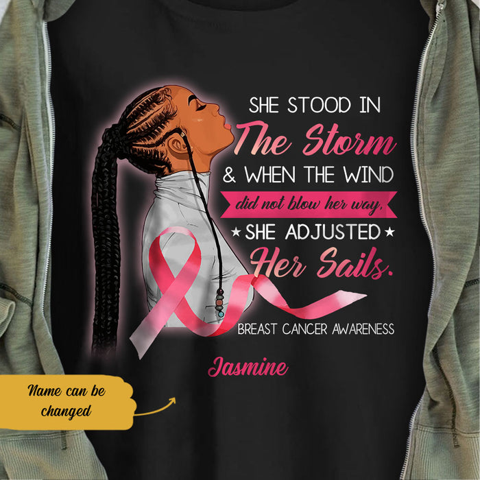 Personalized Breast Cancer Sailing BWA T Shirt AG82 28O58 1