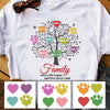 Personalized Family Where Life Begins T Shirt AP282 67O60 1