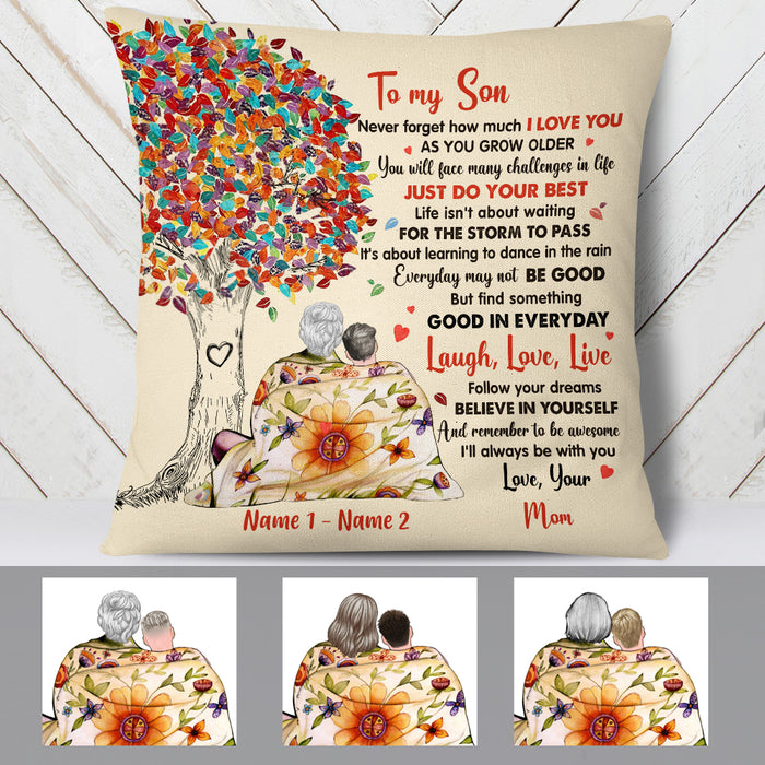 Personalized To Granddaughter Pillow MR91 30O57 (Insert Included) 1