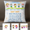 Personalized Dad Grandpa I Love You Pillow MY151 87O34 (Insert Included) 1