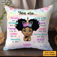 Personalized Gift For Granddaughter Kid Unicorn You Are Pillow 31054 thumb 1