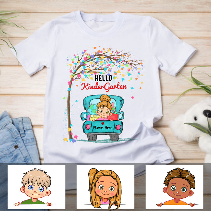 Personalized Back To School Truck Kid T Shirt JN3012 30O57 1