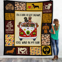 Dachshund Dog Blanket NB272 73O34 thumb 1