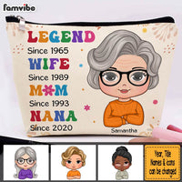Personalized Gift For Mother Legend Wife Mom Cosmetic Bag 32242 thumb 1