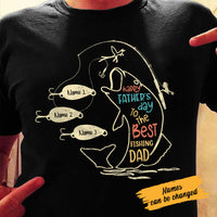 Personalized To My Fishing Dad T Shirt AP22 65O58 thumb 1