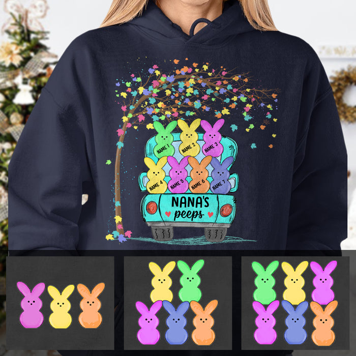 Personalized Grandma Peeps Easter Hoodie FB61 81O57 1