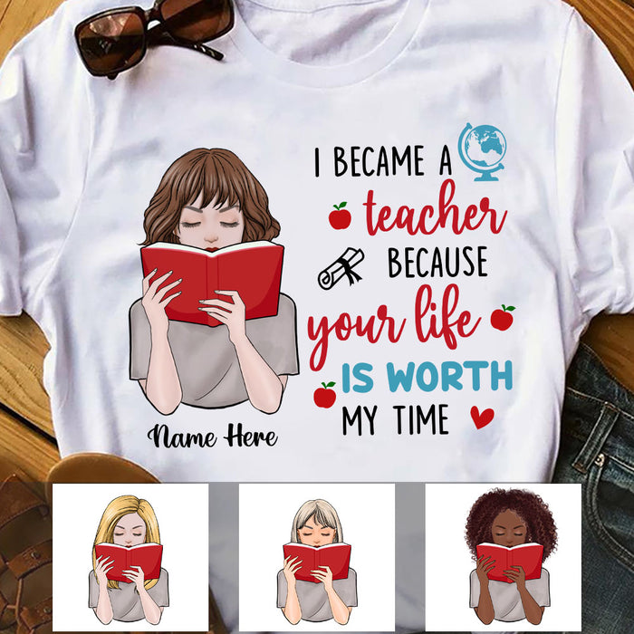Personalized Teacher T Shirt JN81 26O58 1