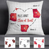 Personalized Long Distance Close At Heart Pillow FB233 30O57 1