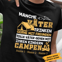Personalized Dad Camping  Papa Opa German T Shirt AP1412 30O58 thumb 1