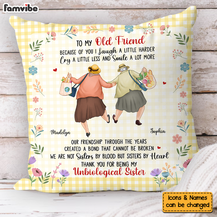 Personalized Gift For Old Friends A Bond That Cannot Be Broken Pillow 30675 1