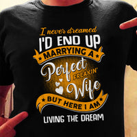 Husband Wife Living The Dream T Shirt  DB245 81O60 thumb 1