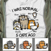 Personalized I Was Normal Cat  T Shirt OB283 85O47 1