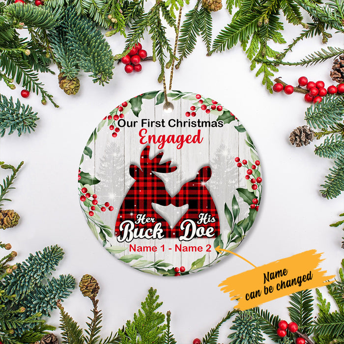 Personalized Deer Hunting Couple  Ornament SB92 73O47 1