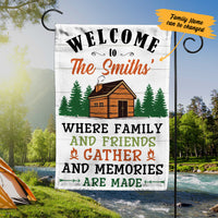 Personalized Memories Are Made At The Cabin Forest Flag AG172 73O57 thumb 1
