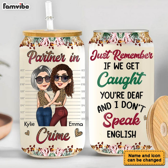 Personalized Gift For Mom Partner In Crime Glass Can 32258 1