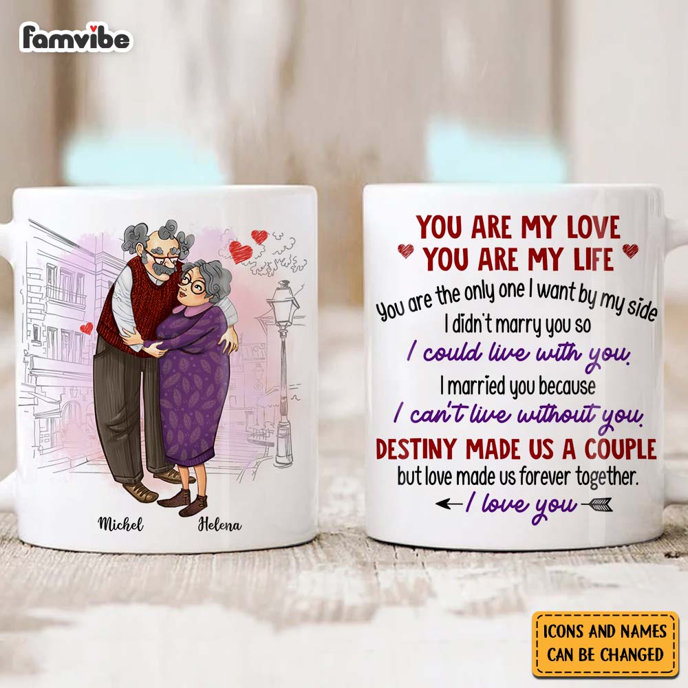 Personalized Couple Gift You Are My Love You Are My Life Mug 31266 Primary Mockup