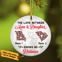 Personalized Love Between Long Distance Leopard Ornament SB2441 30O47 thumb 1