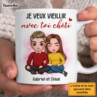 Personalized Gift For Couple French I Want To Grow Old With You Mug 30915 thumb 1