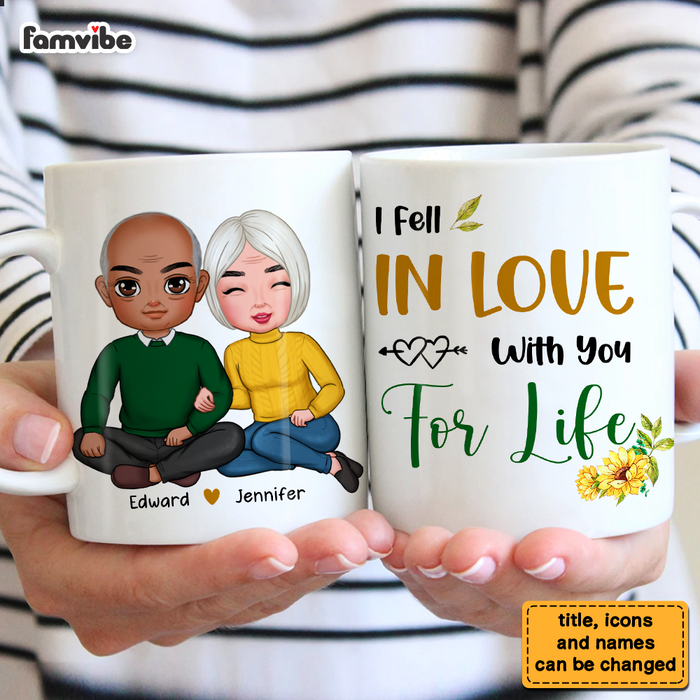 Personalized Couple Gift I Fell In Love With You For Life Mug 31177 1