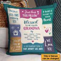Personalized Gift For Grandma Blessed We Love You Pillow 30695 thumb 1