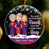 Personalized Christmas Gift For Friends Small Gang Circle Ornament 30456 1