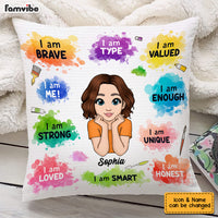 Personalized Gift For Granddaughter  I Am Brave Pillow 23145 thumb 1