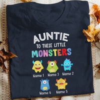 Personalized Mom Grandma Little Monsters T Shirt AP32 67O34 thumb 1