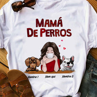 Personalized Dog Mom Perro Spanish T Shirt AP172 30O58 thumb 1
