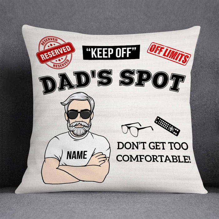 Personalized Love Dad Grandpa Spot Funny Pillow JR123 85O58 1