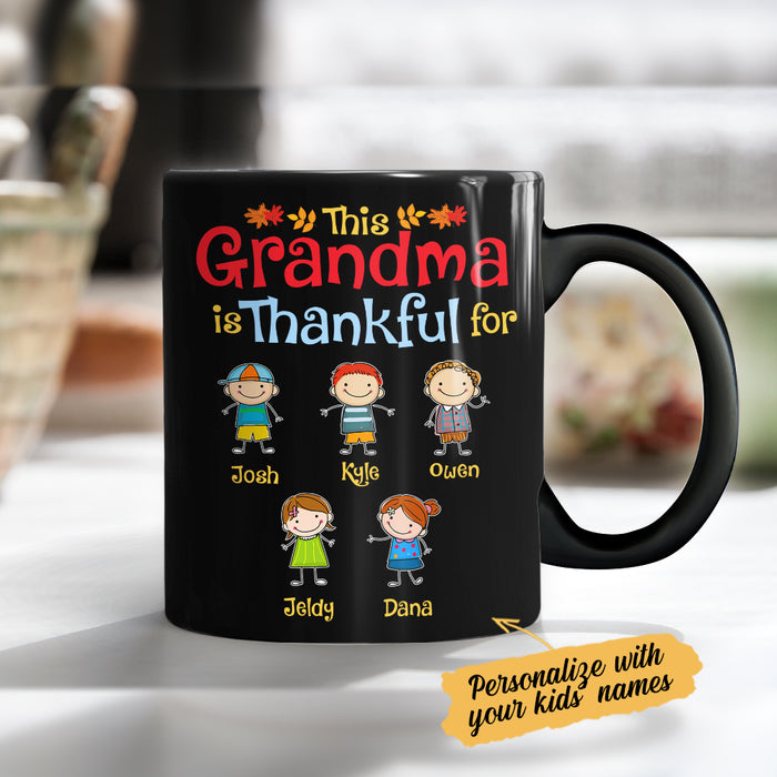 Personalized Grandma Thankful Fall Mug AG202 81O34 1