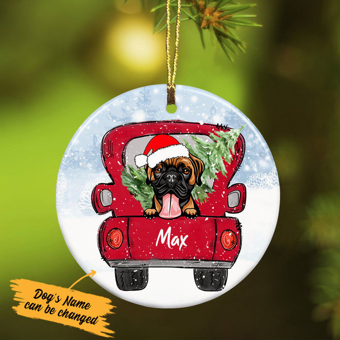 Personalized Boxer Dog Christmas Ornament SB301 81O34 1