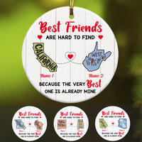 Personalized Best Friends Long Distance  Ornament SB2433 30O47 thumb 1